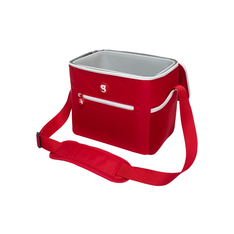 geckobrands Medium Cooler - Red White