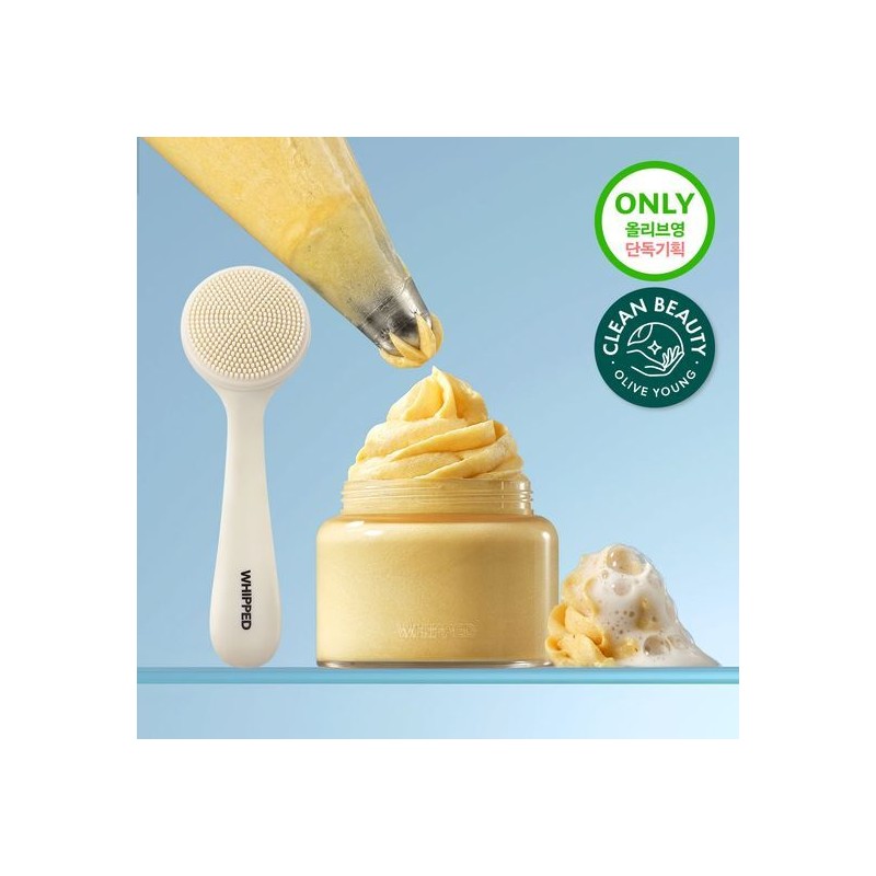 Whipped Yujamong Vegan Pack Cleanser 80g Set (+Pore Brush) -