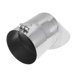 X AUTOHAUX 4" ID Inlet Turn Down Exhaust Tip T304 Stainless Steel Surface Polishing Mandrel Bend Elbow Tube 9.1" Overall Length Suitalbe for 4" OD Tailpipes