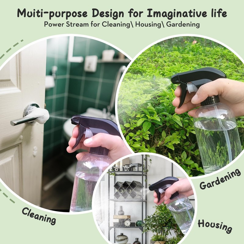 Bynccea Bynccea Spray Bottles Empty Spray Bottle PET -10 oz/300