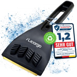 LICARGO® Eiskratzer mit Messingklinge [Made in Germany] - Ice Breaker aus 100% recyceltem Kunststoff - Eiskratzer Auto Messing, Scheibenkratzer Auto, Eiskratzer Messing, Eiskratzer Auto Messingklinge