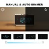Alarm Clock Radio with Bluetooth, FM Radio, Dual Alarm with
