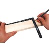 Shinwa Rules White Sunday Carpenter's Square 11.8 x 5.9 inches