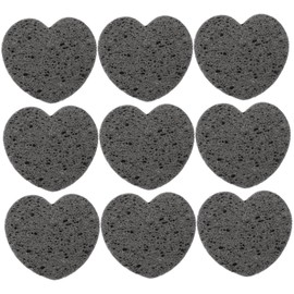Beavorty Moisturizing Facial Cleanser Heart Shaped Facial Sponges Exfoliating Pads Face Cleansing Pads Gentle on Skin