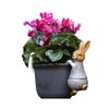 Garden Rabbit Statue Animal Statue Resin Climbing Rabbit Sculpture for