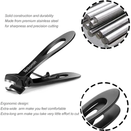 Best Nail Clippers for Thick Nails, Toe nails, Ingrown Toenails - Surgery Grade Stainless Steel, Long Handle, Wide Opening, Sharp & Sturdy Nail Clippers for Men & Women, 18-month Replacement Warranty