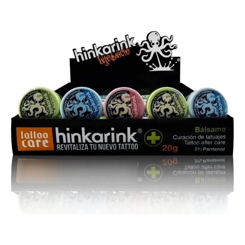 Bálsamo 20g Hinkarink Aftercare Color Tatuajes Cuida Protege