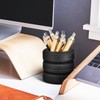 SEWACC Tire Shape Pen Holder Novelty Car Tire Shape Desktop