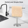 Zitalupy T-Shape Bath Hand Towel Holder Standing, SUS304 Stainless Steel