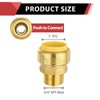 EFIELD Push fit 1 Inch x 3/4 Inch Male Adapter