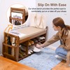PETKABOO Shoe Bench with Hidden Drawer and Side Holder, 2