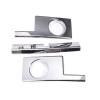 carpart2021 Chrome Silver Front Bumper Cover Lower Grille Trim Panel