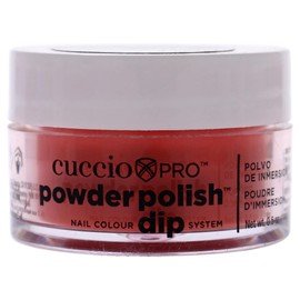 Cuccio Colour Powder Nail Polish - Lacquer For Manicure And Pedicure - Highly Pigmented Powder That Is Finely Milled - Durable Finish With A Flawless Rich Color - Red Orange Undertones - 0.5 Oz, (I0097795)