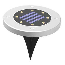 Solar Ground Lights Energy Saving ASB IP65 Automatic Solar Buried Light for Pathway Patio Park Warm Light