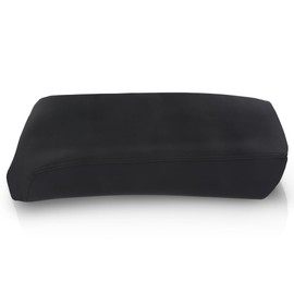 ALLGOOD Leather Console Lid Armrest Cover, Compatible with Ford Explorer 2011-2018, Black