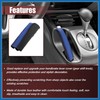 A ABSOPRO Handle Hand Brake Cover Decoration Black Blue Faux