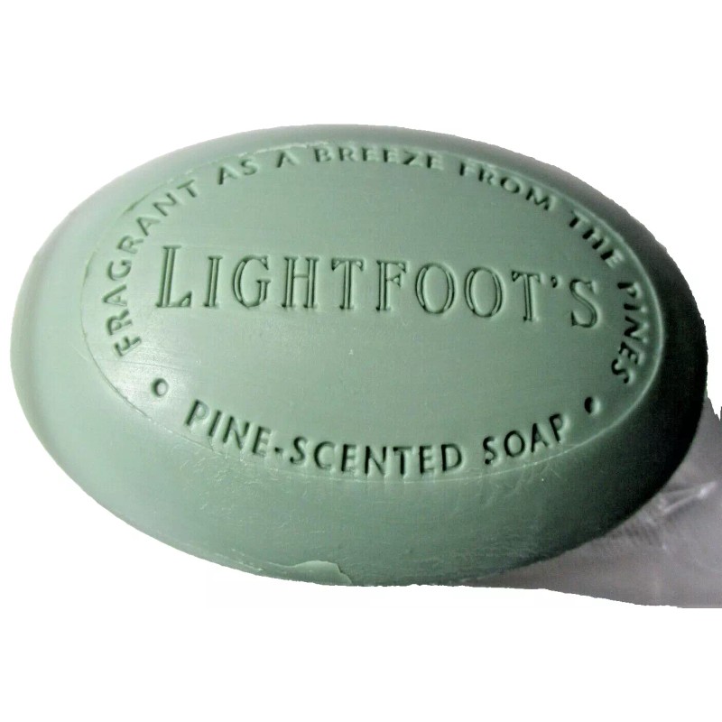 Lightfoot's Lightfoots Fragrant Pine Bar Soap Hard Milled & Moisturizing