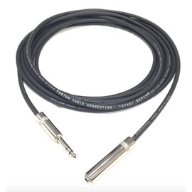 50 Foot Pro Audio REAN NYS228 1/4 inch (6.35mm) TRS Male to REAN NYS2203P 1/4 inch (6.35mm) TRS Female Balanced Extension Cable by Custom Cable Connection