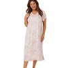 Marlon Womens Linzi Long Plus Size Soft PolyCotton Jersey Nightdress