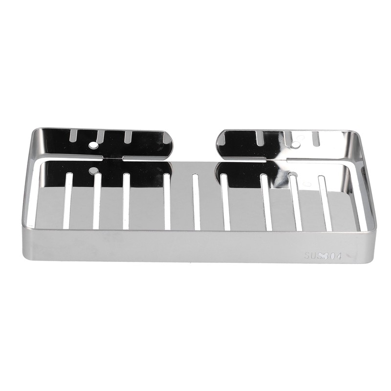 Soap Dish Shelf 304 Stainless Steel Bathroom Hollow Self Draining