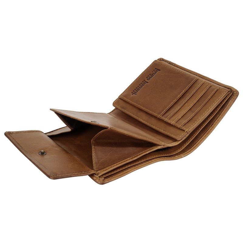 Bruno Banani 021900 Genuine Leather Cognac Wallet for Men and