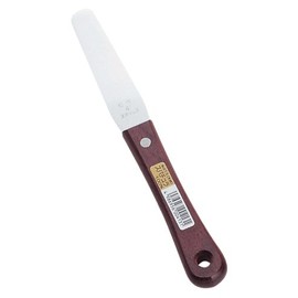 仁作 Stainless Steel Spatula Wood Pattern 100 mm No. (A Little Bit Of... 413