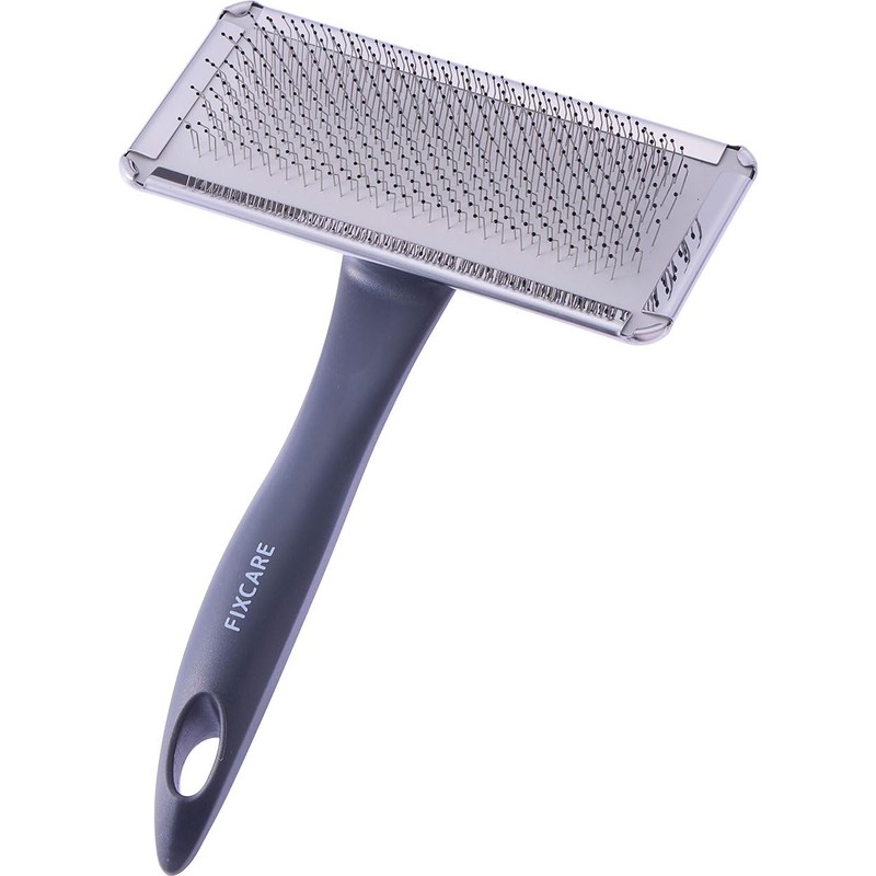 Petio FIXCARE For Dogs and Cats, Hard Slicker Brush, Medium