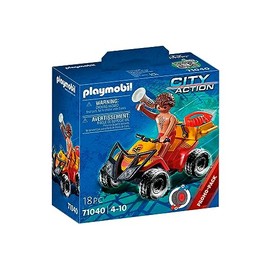 PLAYMOBIL City Action, Quad de Rescate 71040, a Partir de 4 años
