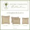 HISTORIC CHARLESTON King Charles Modern Farmhouse Floral Matelasse Decorative Pillowcase,