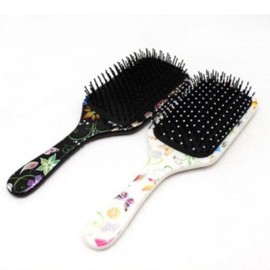 Volume Paddle Hair Brush with Cushion - 24.2cm Random Color 2ea