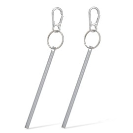 SZRKRLA Half Moon Elevator Door Key Fit for Westinghouse Schindler Elevator Doors, Elevator Door Key with a Metal Keyring, 2PCS