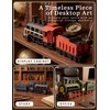 BOOZUU 3D Wooden Steam Train Puzzle for Adults, Build and