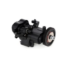 LCX 1/10th RC Crawler Car CNC Machined Aluminum Transmission Complete Gearbox for TRX4 TRX6, Upgrades Parts Accessories