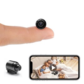Smallest Wireless WiFi Camera,HD1080P Portable Mini Camera with Video Recording Live Feed,Baby Monitor,Nanny Cam,with Night Vision,Motion Detection,Cloud Storage for Security with iOS Android APP