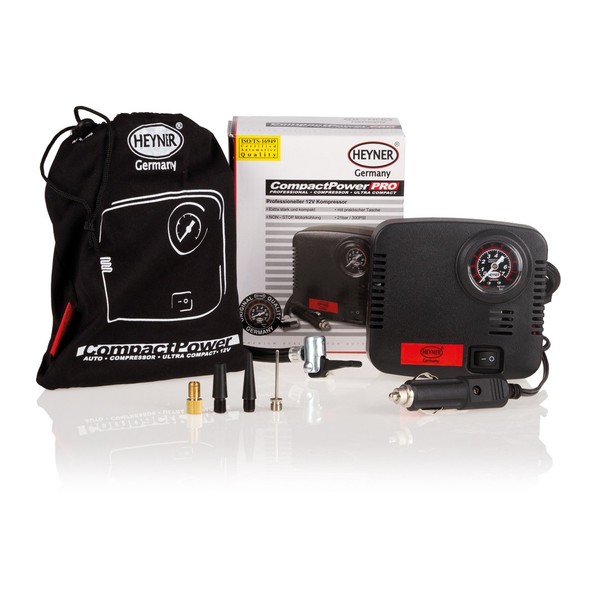 HEYNER®Auto Kompressor 12V elektrische Luftpumpe tragbarer Kompressor mini 21 bar