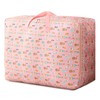 105L Large Storage Bag,Thicken Oxford Moving Bag Underbed Storage King