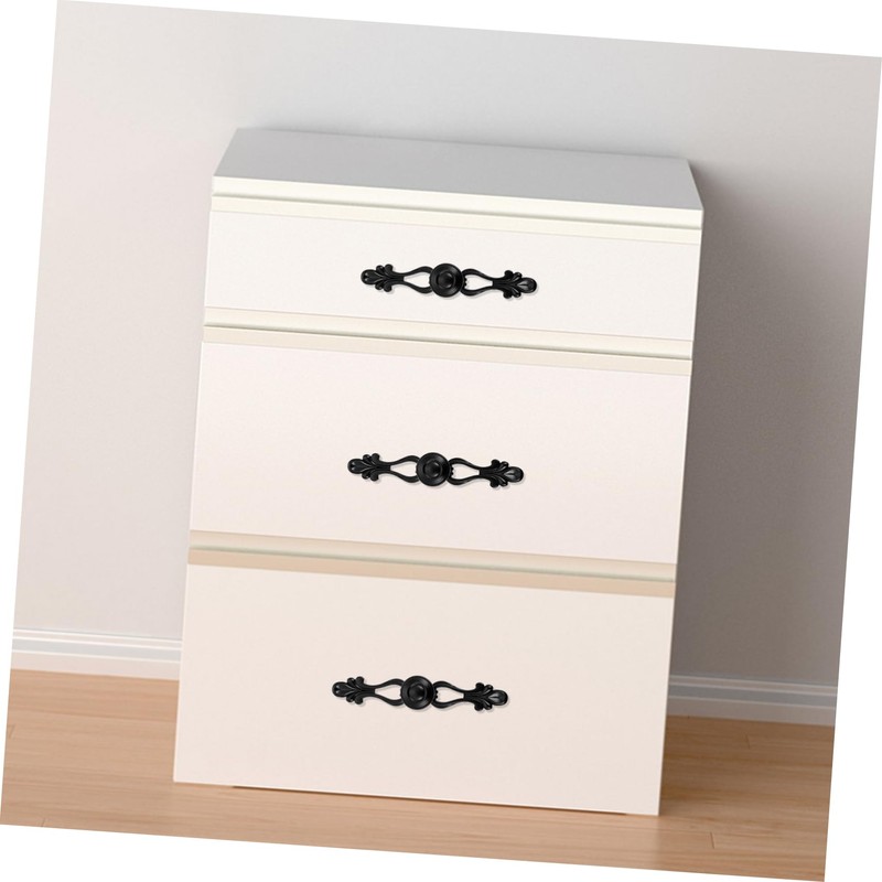 Outanaya 3sets Gold Handle Knobs European Vintage Style Wardrobe Handles