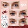 Higu clace Magnetic Eyelashes, 2 Pairs Magnetic Lashes Natural Look