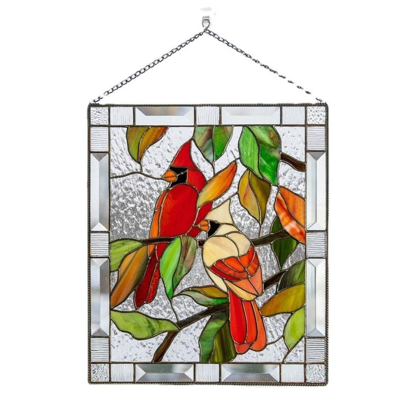 Bird Suncatcher Stained Window Hanging Ornaments Bird Pendant for Windows