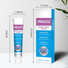 Antibacterial Cream, Private Antibacterial Cream, Body Repair Cream for Men, Topical Against Itching Anti-Itching Cream, External Use, Texture, 20 g