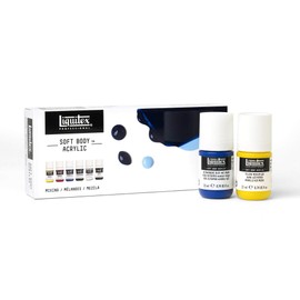 Liquitex Professional Soft Body Acrylic Paint, Mixing Set of 6 Colours, 6 x 22ml