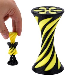 Impossible Cone Toy, 3D Printed Spiral Fidget Cone Toy Impossible Pyramid Pass Through Sculpture Pass Through Pyramid Toy for Children Adult Stress Relaxing