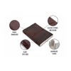 HG-LTHR A5 Tree of Life Leather Blank Book grimoire Leather