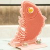 Wall Cat Self Groomer Removable Skin Friendly Fish Shape Rubbing