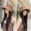 Qzkouma DJIE-70 Women's Hat, UV Protection, Bucket Hat, Sun Visor,