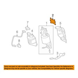 Honda Genuine Parts - Gasket, Ex. Chamber (18115-5G0-A01)
