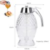 Honey Dispenser, Portable Acrylic Honey Jar Container, Honey, Syrup Container