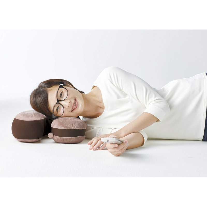 Cogit Resting TV Cushion, Brown, Width 11.8 inches (30 cm),