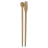 JapanBargain Bamboo Cooking Chopsticks with Spoon and Fork 3-in-1 Utensil