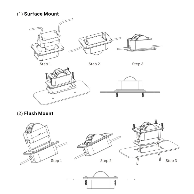 Recoil LAS3 DPDT 25A 12V DC Motor Polarity Reversing Momentary